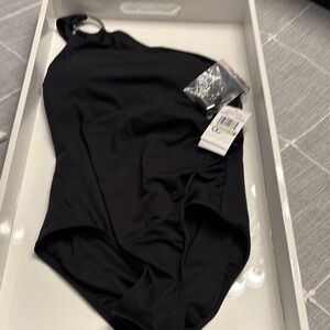 Black One-Piece Swimsuit